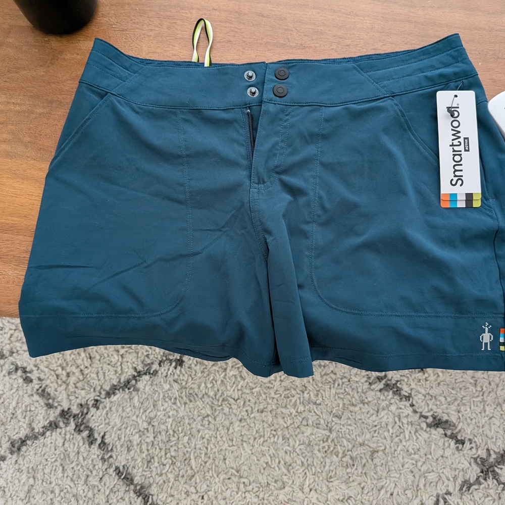 Smartwool Women's Deep Blue Athletic Shorts